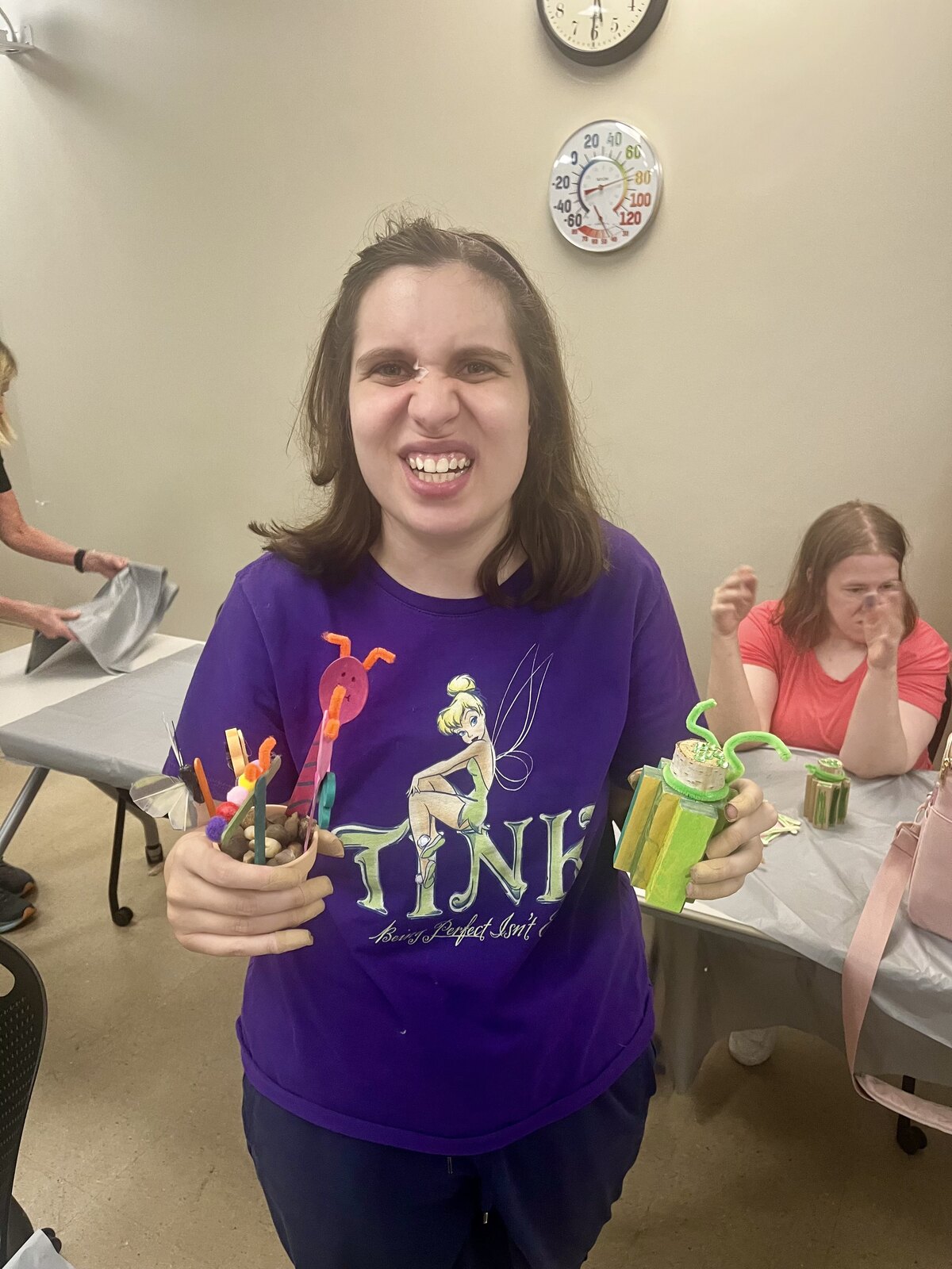 Sharing creativity with friends